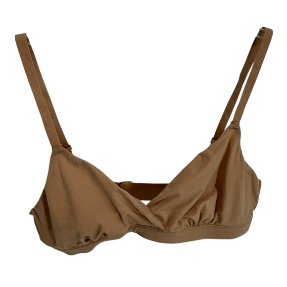 SKIMS Other - Skims Fits Everybody Triangle Bralette Tan Neutral Size Medium No Wire